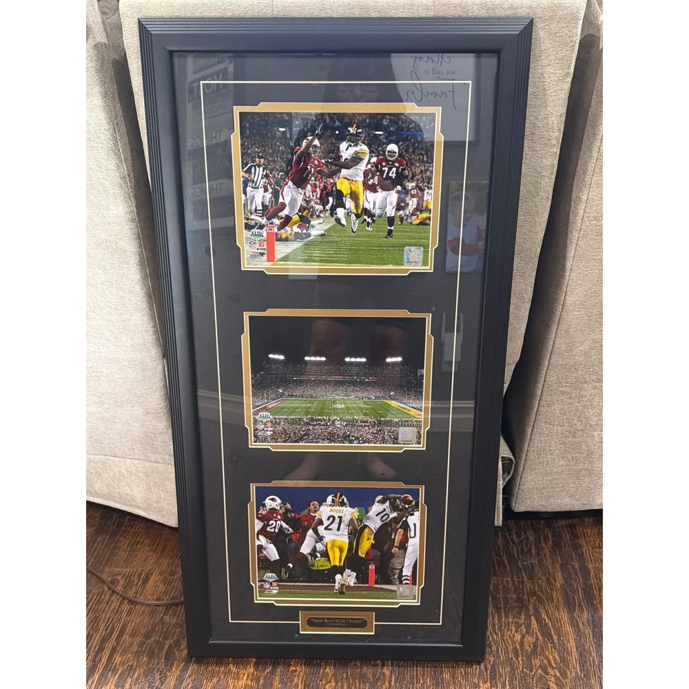 Pittsburgh Steelers Super Bowl XLIII Champs Framed Photo Collage NFL Authentic